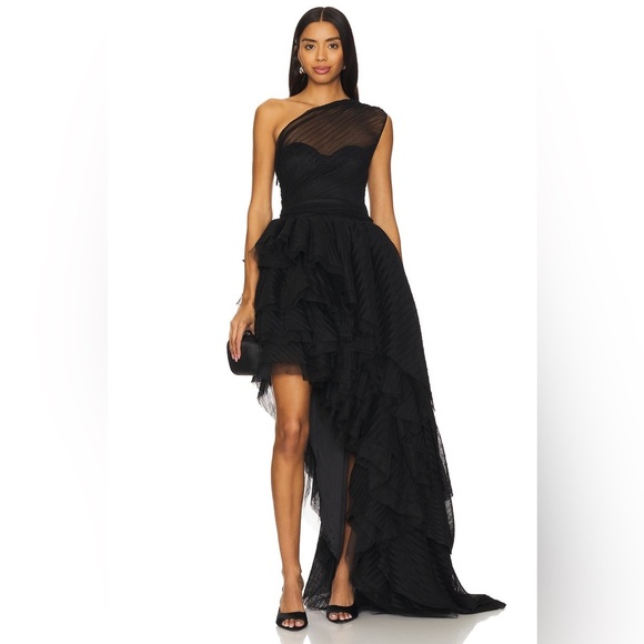 Revolve MAJORELLE Women's Black Soriya Gown Small - Picture 2 of 5